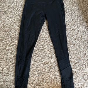 PINK black mesh leggings
